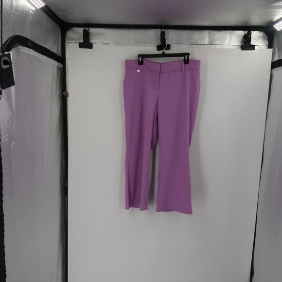 New York & Company Purple Capris Smart Casual - Picture 4 of 5